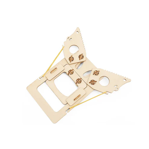 DIY Robot Arm STEM Kit Mechanical Arm Rubber Band Physics Science Educational DIY STEM Learning Wooden Creative Robot Manipulator Toys DIY Puzzle Pack STEM Toy Science Education Set