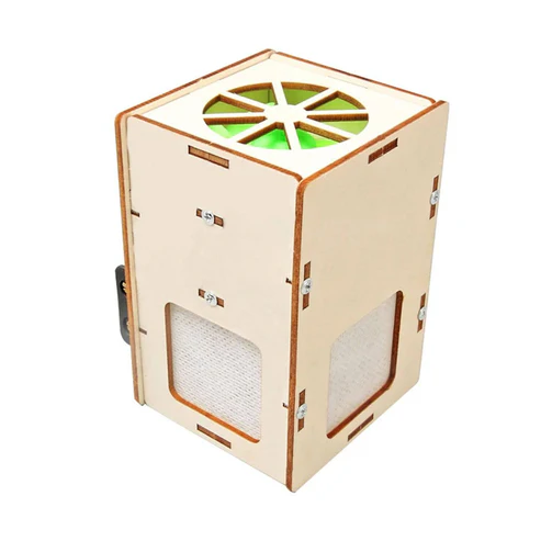 DIY Air Purifier STEM Kit Wooden Model Kids Science Toy Technology DIY Physics Building Blocks Kit Learning Educational Toys For Children