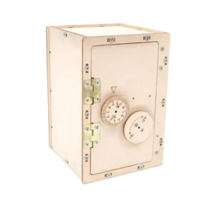 DIY Password Case STEM Kit Portable Unassembled Password Case Material DIY Wooden Puzzle for Kids