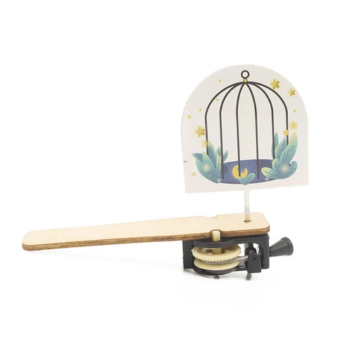 DIY Caged Bird STEM Kit Caged Bird DIY Puzzle Pack STEM Toy Science Education Set Creativity Stimulation Wooden School Project Model