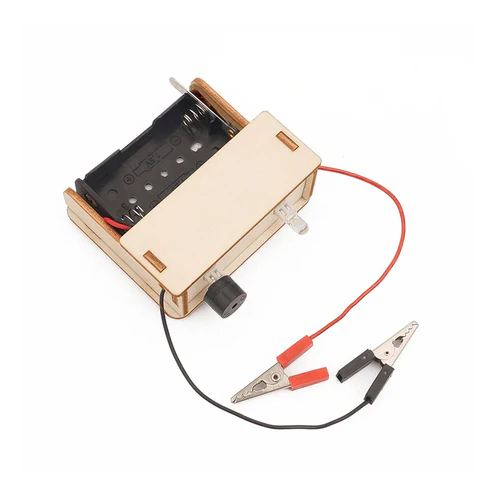 DIY Conductivity Detector STEM Kit Science Education Stem DIY Wooden Assembly Toy Conductivity Detector Telegraph