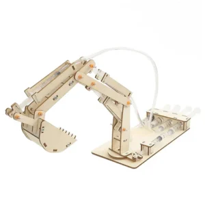 DIY Construction Vehicle STEM Kit Wood Interactive Wooden DIY 3D Educational Science Kit Kids Handmade Wooden Toy