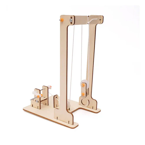 DIY Crane STEM Kit Science Educational Hand Operated Small Crane