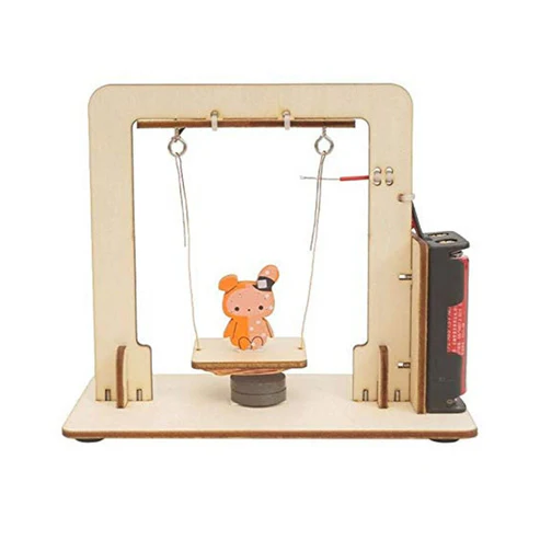 DIY Desk Lamp STEM Kit Wooden Science Kits Kids Science Experiment Toys Desk Lamp