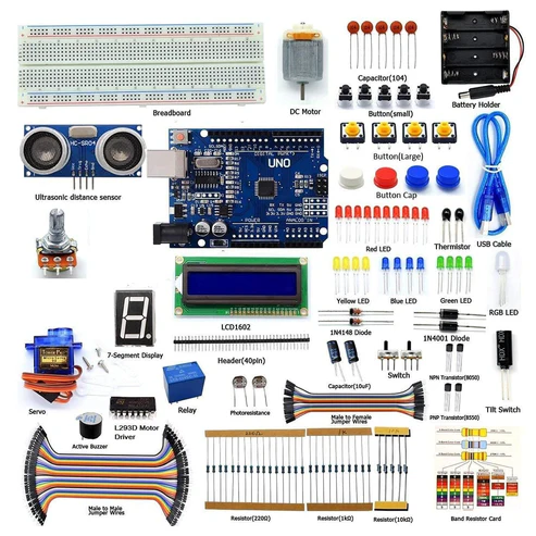 DIY Ultrasonic Distance Sensor Starter Kit For Compatible with Smd UNO IDE Projects