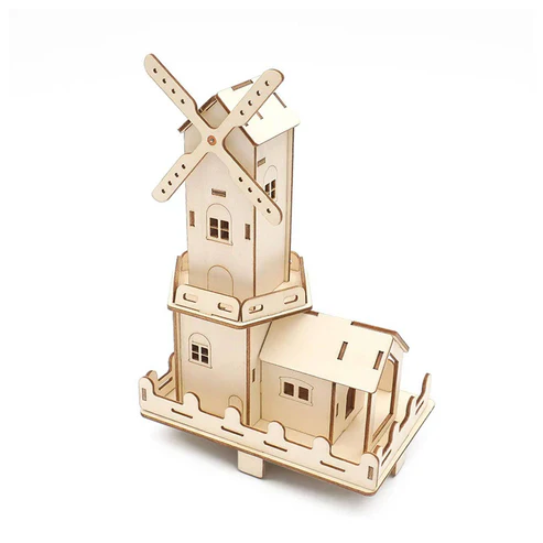 DIY Dutch Windmill STEM Kit DIY Puzzle Pack STEM Toy Science Education Set With Robotic Project Perfect For School Project