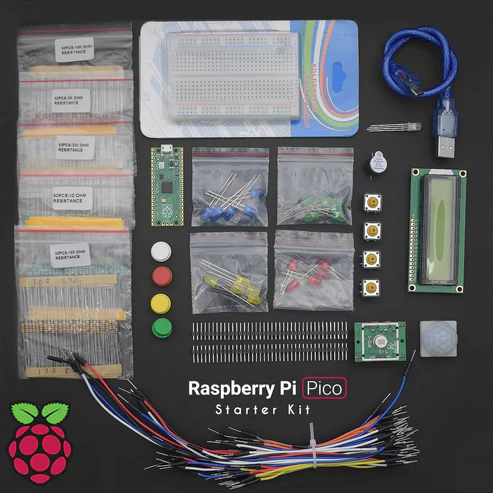Raspberry Pi Pico (RP2040) Starter Kit for Raspberry Pi Pico microcontroller development Board-