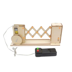 DIY Retractable Gate Stem Kit Teaching Projects Retractable Gate Door Model kits for kids Assemble