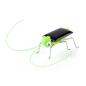 Mini Solar Grasshopper Toys for Children Solar Power Robot DIY Animal Toys