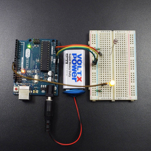 Control the intensity of led using LDR interfacing with Arduino Uno