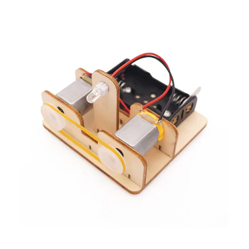Motor Generator Model STEM Kit DIY Motor Generator Model Kits For Kids Physics Experiment Teaching Kit LED Education Science Experiment Project Gift
