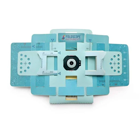 Foldscope Basic Kit Foldable DIY Microscope Starter Pack DIY Foldscope Kit: Build Your Own Paper Microscope