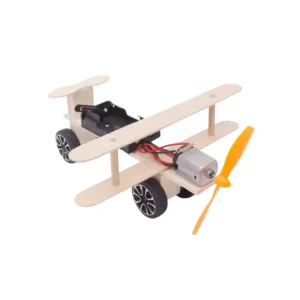 DIY Glide Aircraft STEM Kit DIY STEM Glide Aircraft Hand Making Educational Kit for Children Robot Construction Sets Electric Educational STEM Kit