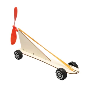 Rubber Band Car STEM Kit DIY Wooden Science Experiment Model Set Rubber Band Power Sets Educational STEM Kit For Boys Girls