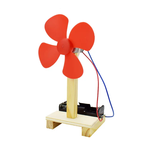 DIY Electric Fan STEM Kit Educational Science Kits Set Fan Production DIY Technology Invention Sets Electric Educational STEM Kit