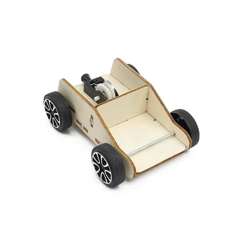 DIY Pull Line Car STEM Kit DIY Puzzle Pack STEM Toy Science Education Set With Robotic Project Perfect For School Project