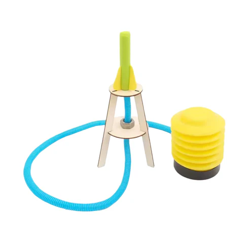 DIY Inflatable Rocket STEM Kit Rocket Launching DIY Puzzle Pack STEM Toy Science Education Set Build Your Own Rocket: STEM Education Toy