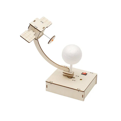 DIY Rotation Satellite STEM Kit For Kids of Space Station, STEM Learning Kit, Aerospace Science Model, Space Exploration Kits