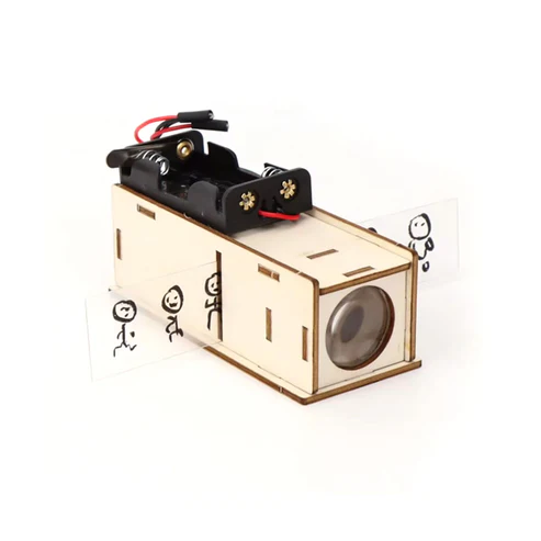 DIY Slide Projector STEM Kit Science Experiment Toy Kit DIY STEM Project Handmade Materials Scientific Experiment STEM Learning Kit: Create a DIY Slide Projector
