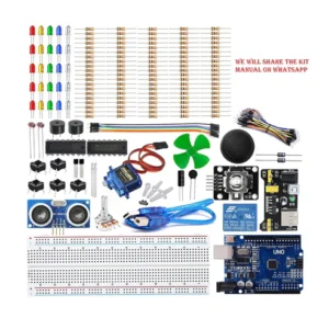 Basic Starter Kit for Compatible with Arduino SMD UNO, Breadboard, LED, Resistor,Jumper Wires and Power Supply