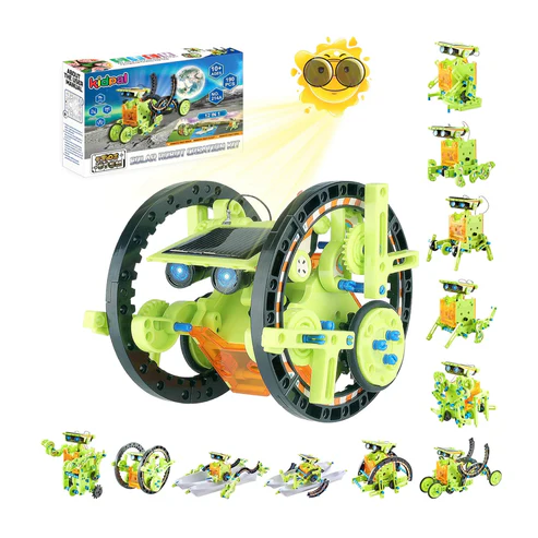 12-in-1 Solar Robot Kit Solar Powered Kit Robotics Science Kit for Kids 8 9 10 11 12 Year Old Boys & Girls Engineering Toys Build Your Own Robot Kit STEM Robot Building Kit