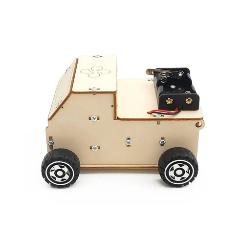 DIY Sweeper Car STEM Kit Wooden Vacuum Sweeper Handmade Educational Wooden Construction Car Toys Christmas Gift For Kids