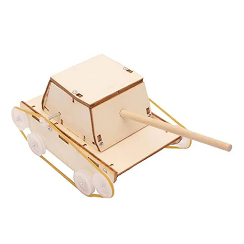 DIY Tank STEM Kit Assemble DIY Electric Toys Kids Science Physics Experiment Gadget Kit Tank