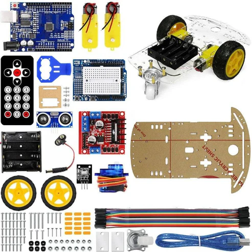 Smart Robot Car 2WD Chassis Kit with Ultrasonic Module R3 Board