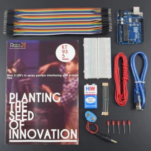 Blink 3 LED's in series pattern Interfacing with Arduino Uno