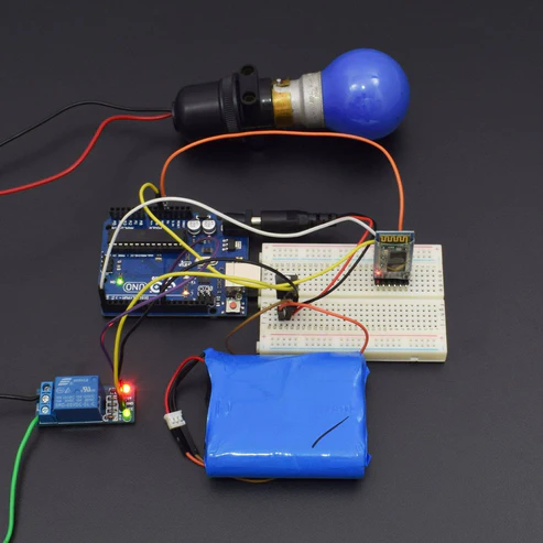 Make an Android Home automation system interfacing with Arduino uno