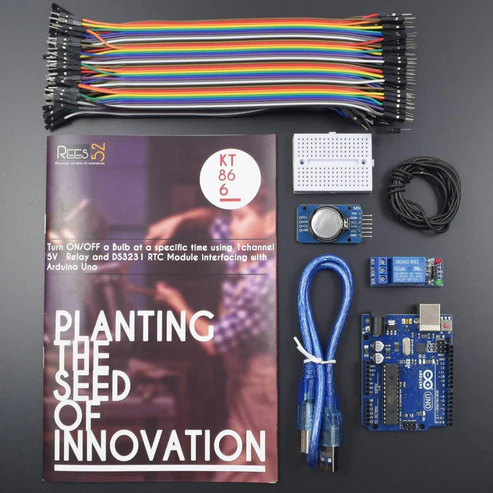 Turn On/Off a Bulb at a specific time using 1 channel 5v Relay and DS3231 RTC Module interfacing with Arduino Uno