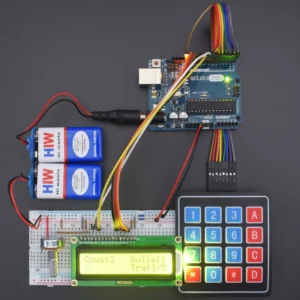 Making Cows and Bulls Game interfacing 16*2 LCD Display with Arduino Uno