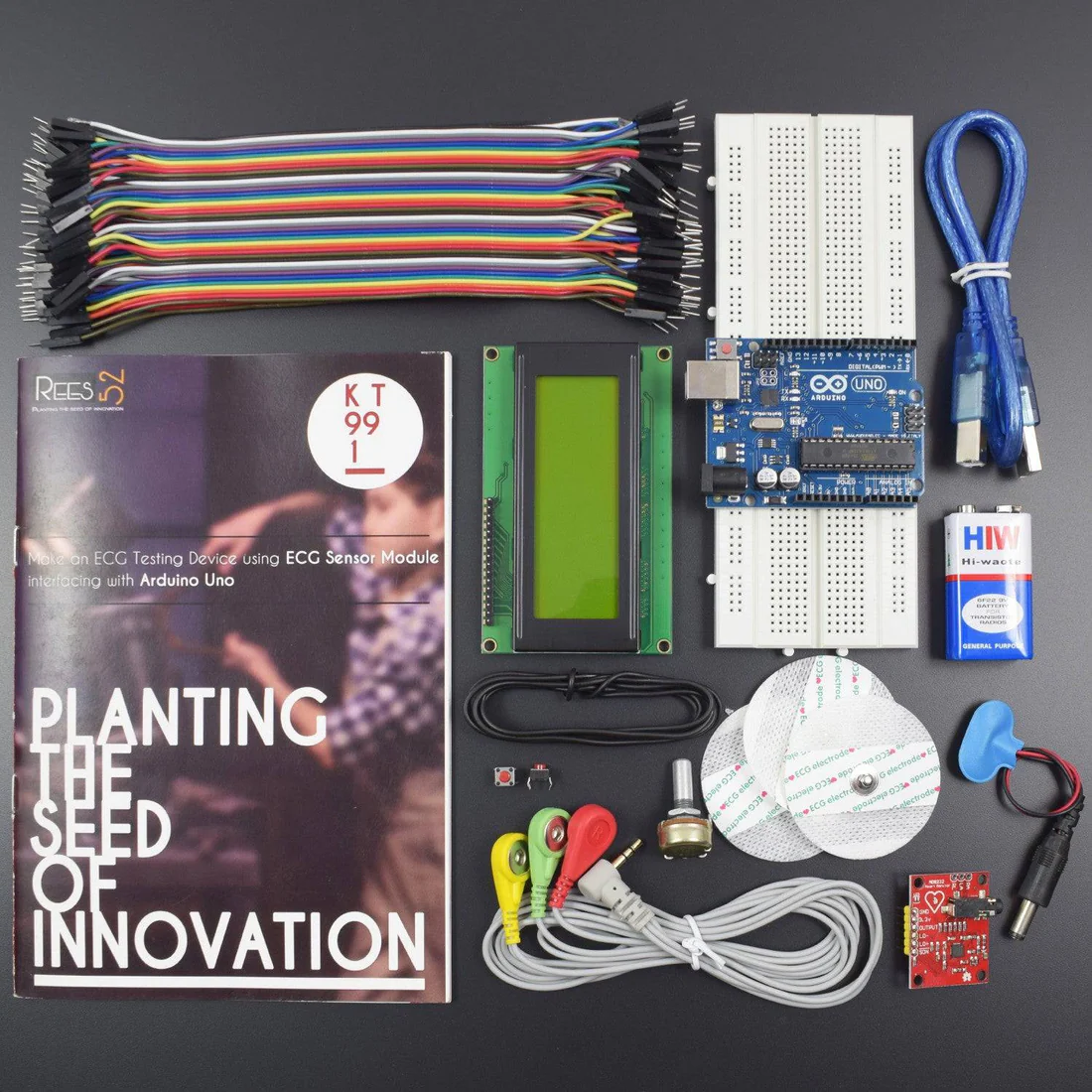 Make a ECG Testing Device using ECG Sensor Module interfacing with Arduino Uno
