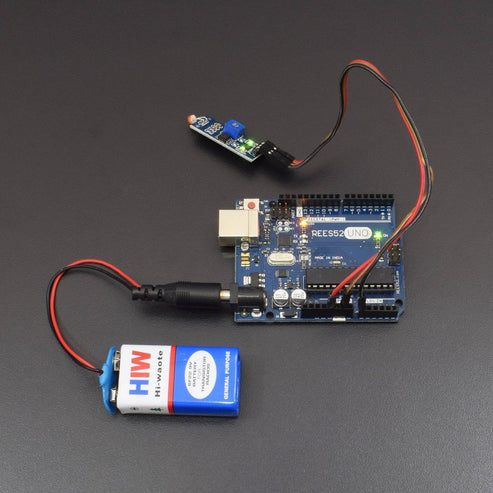 Interfacing LDR Module with Arduino uno
