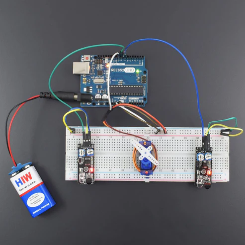 Move Robotic Head using Obstacle avoiding Module