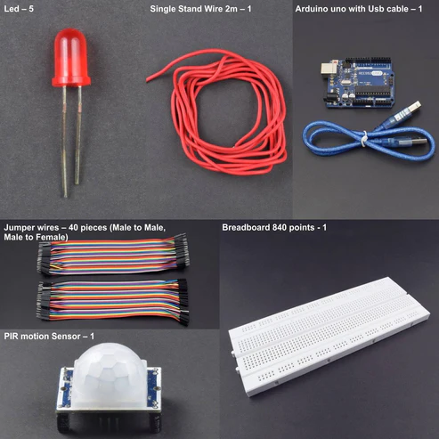 Control the Led’s by using specific direction by magic light cup and mercury open optical module using Arduino Uno