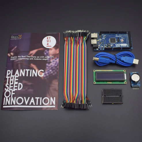 Display the Real Time Data on LCD using RTC DS3231 interfacing with Arduino