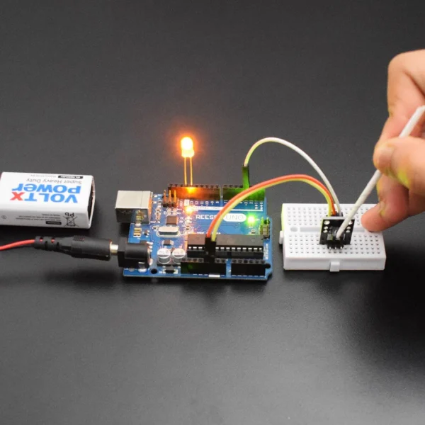 Turn LED On/Off using Light Blocking Sensor