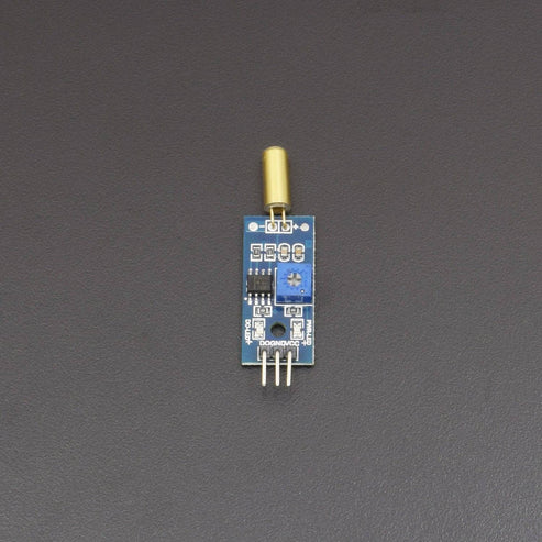 Interfacing Tilt sensor with Arduino Uno showing output on led