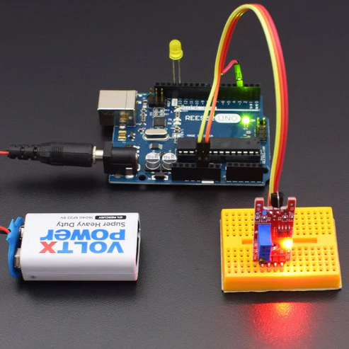 Turn On/Off Led using Touch Sensor Module