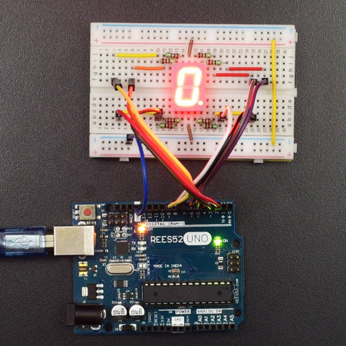 7-Segment Display Countdown Launchpad