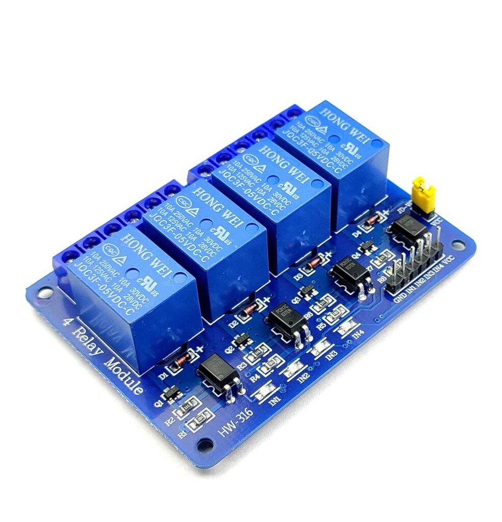 Robokreeda Relays 5V 4Channel