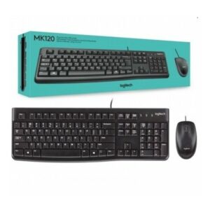 Logitech Keyboard Mouse Set Wired MK120